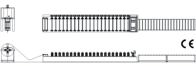 roll forming machine layout